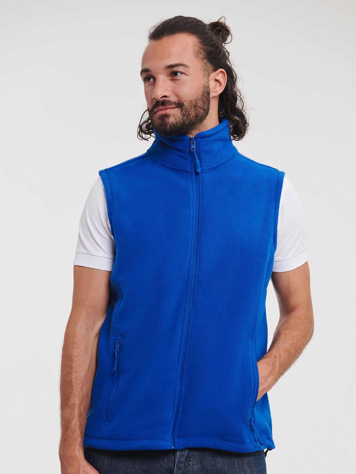 Gilet polaire d'extérieur pour homme - Gilet polaire d'extérieur pour homme