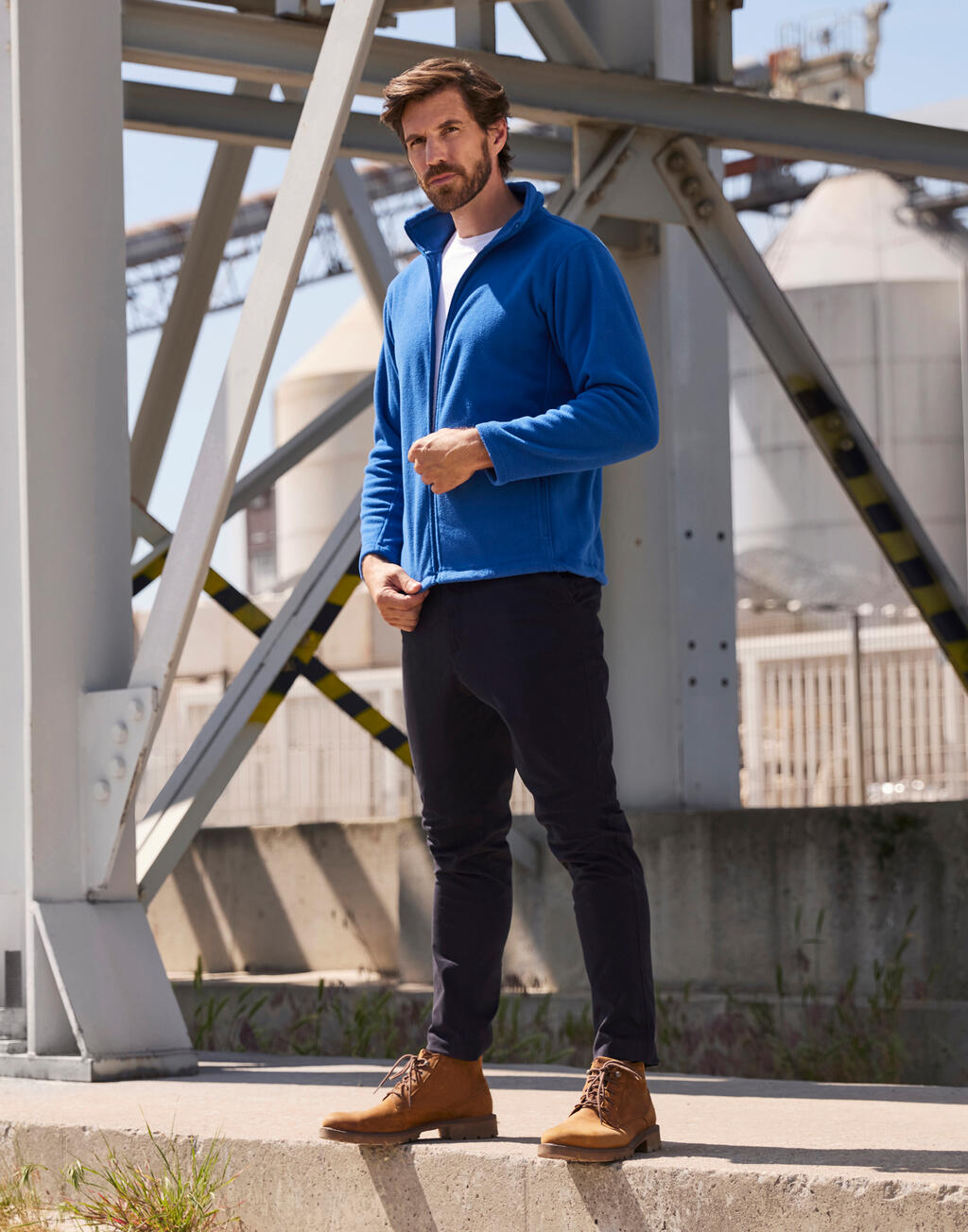 Polaire zippée intégrale d'extérieur