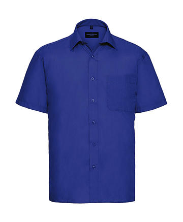 Chemise en popeline à manches courtes pour homme - 