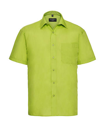 Chemise en popeline à manches courtes pour homme - 