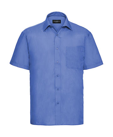 Chemise en popeline à manches courtes pour homme - 