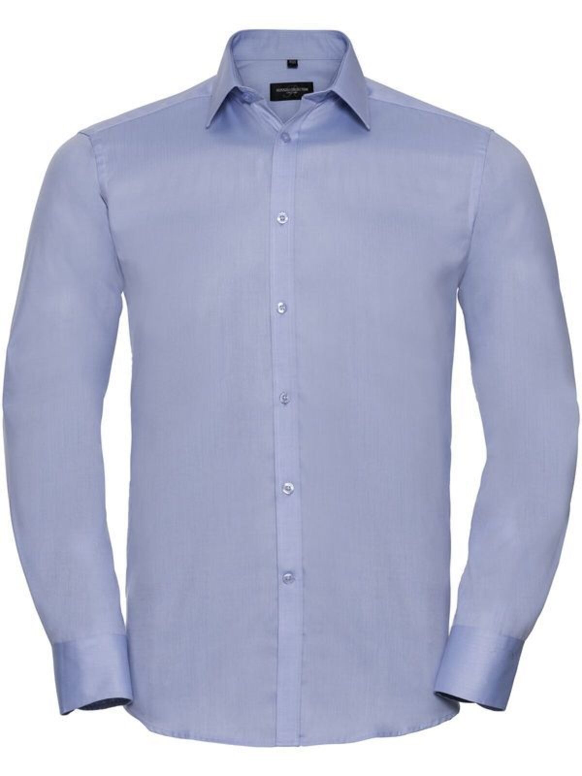 Chemise à manches longues à chevrons pour homme  - Bleu clair