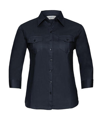 Chemise à manches 3/4 pour femme avec poignets - 