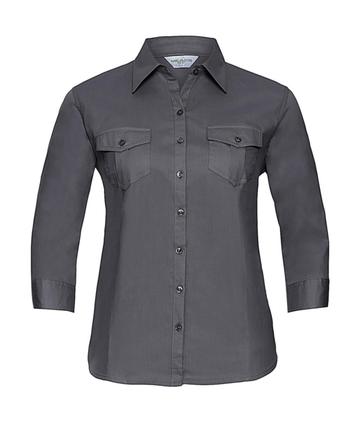 Chemise à manches 3/4 pour femme avec poignets - 