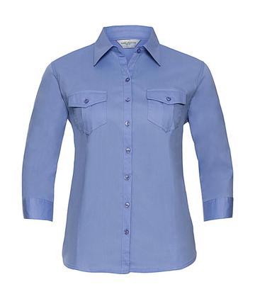 Chemise à manches 3/4 pour femme avec poignets - 