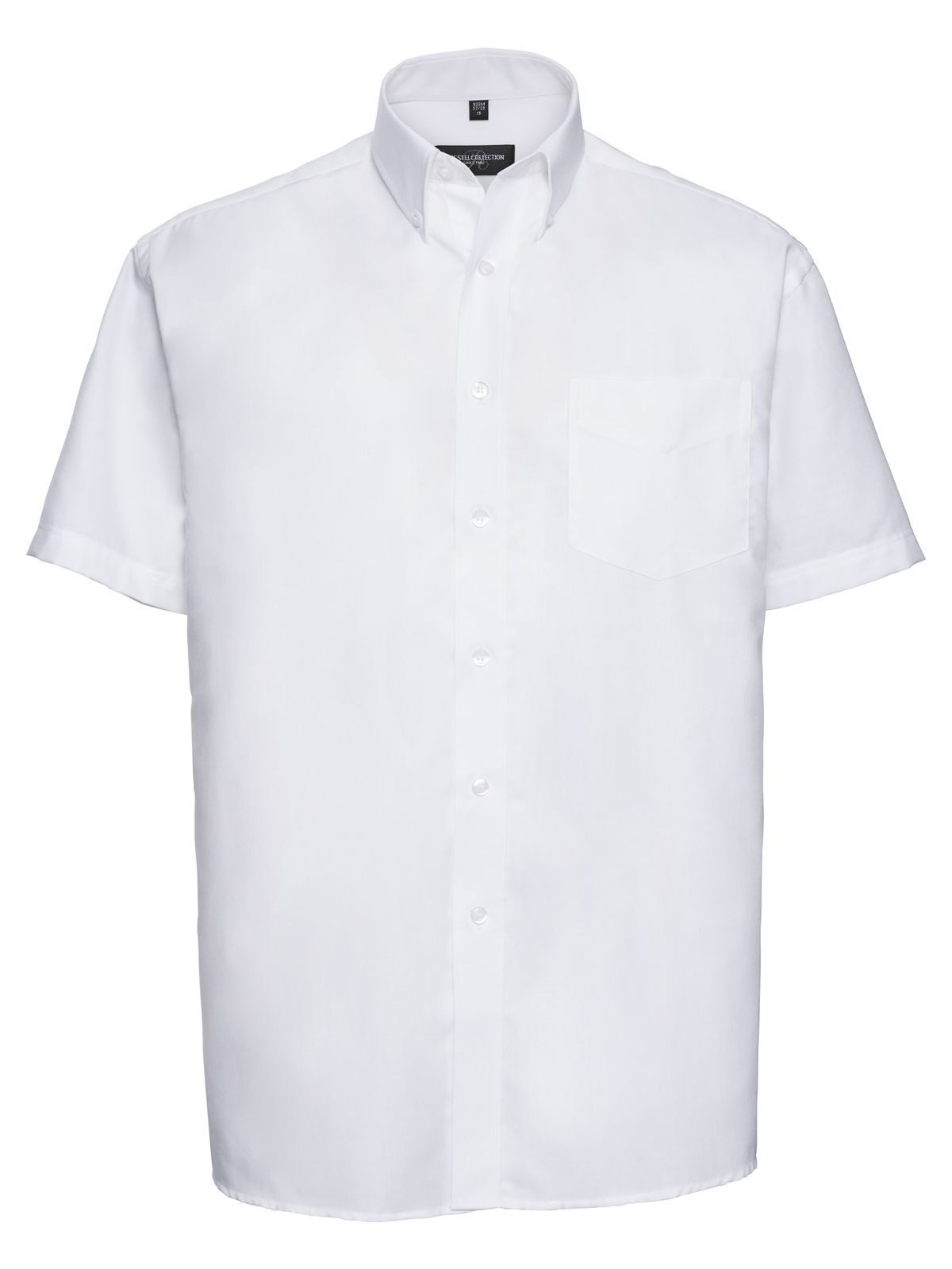 Chemise Oxford à manches courtes pour homme - 30 - Blanc