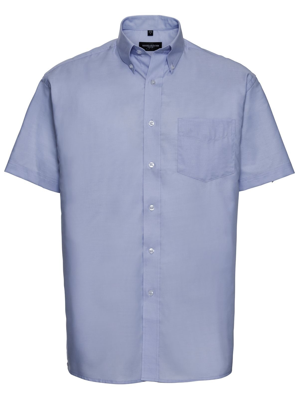 Chemise Oxford à manches courtes pour homme - OD - Bleu Oxford