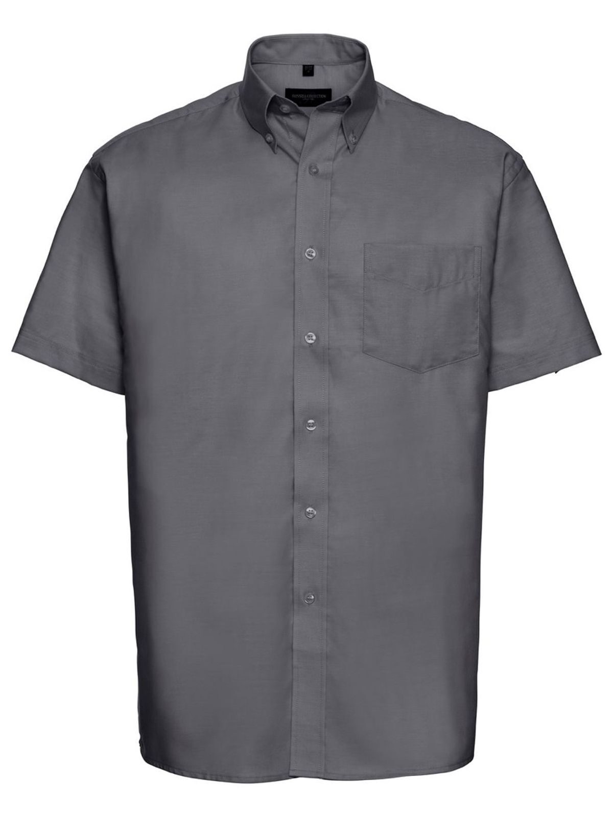 Chemise Oxford à manches courtes pour homme - OUI - Argent