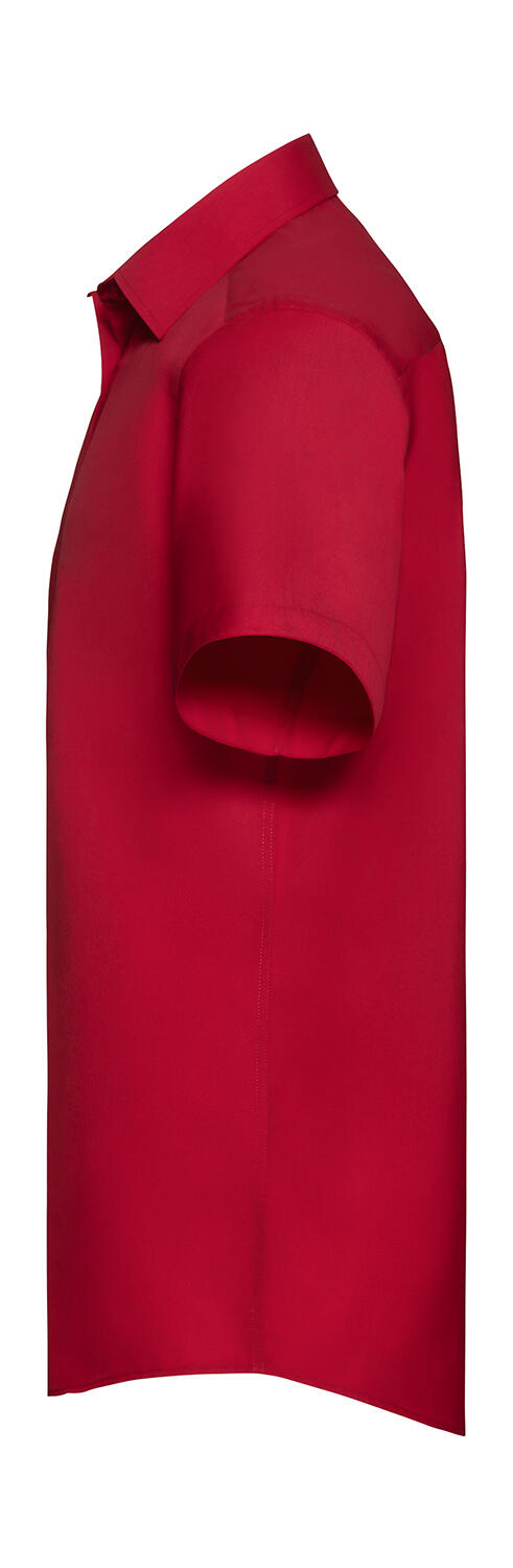 Chemise en popeline à manches courtes pour homme