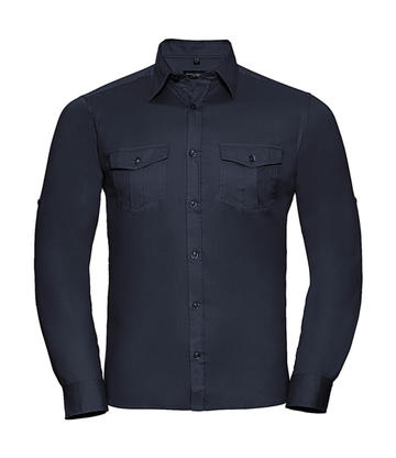 Chemise à manches longues pour homme avec poignets - 