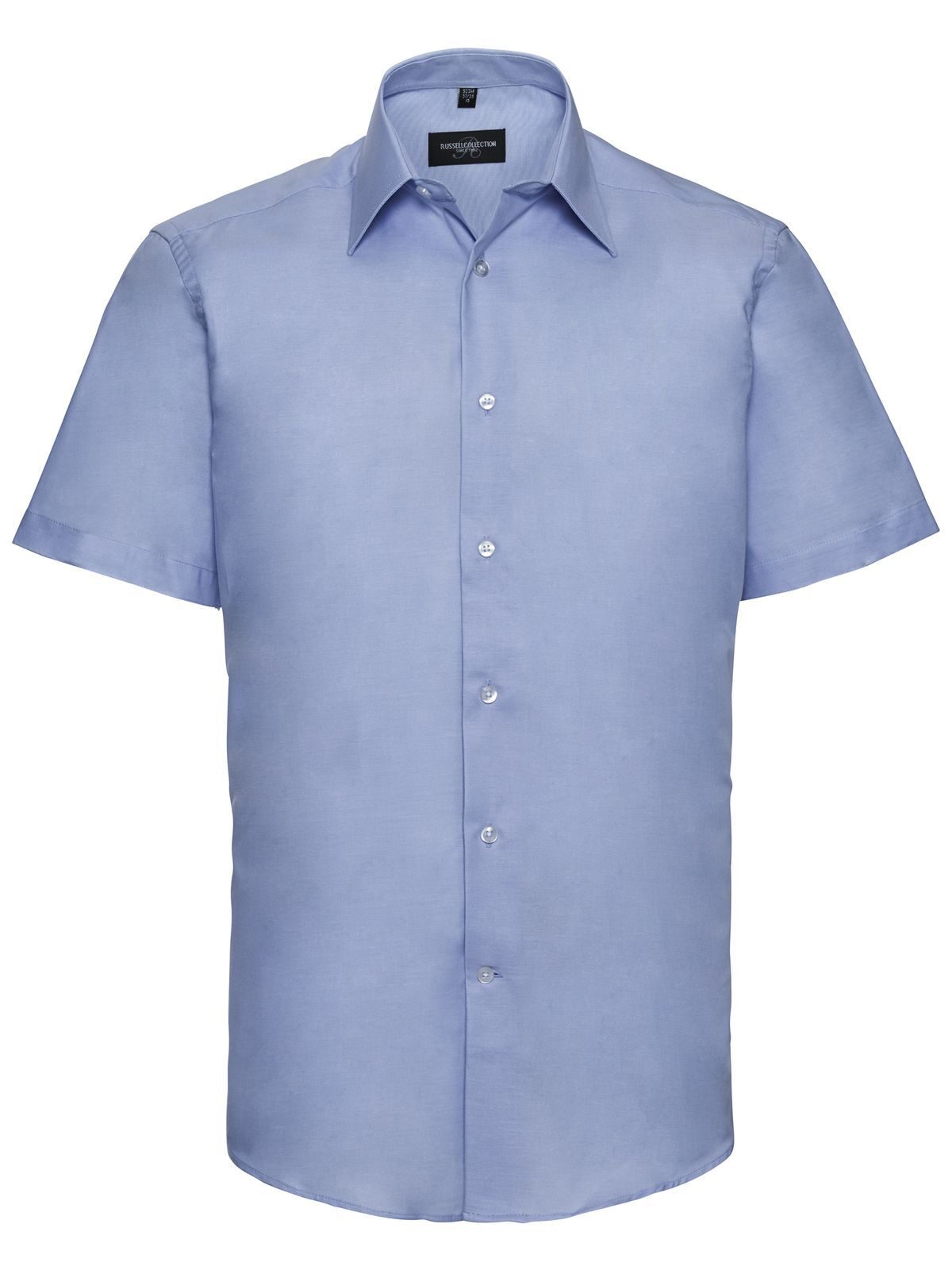Chemise Oxford à manches courtes pour homme - OD - Bleu Oxford