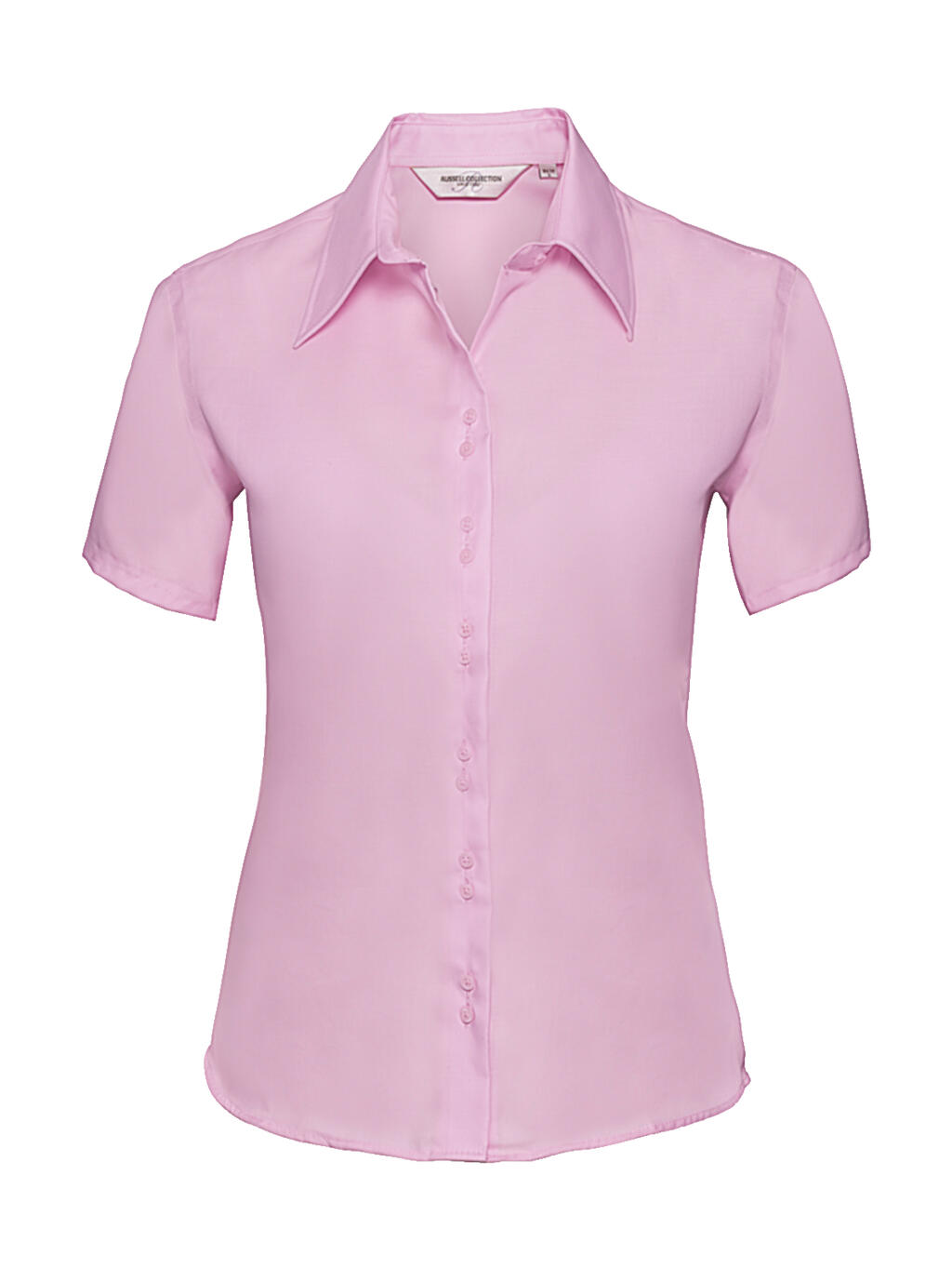 Chemise à manches courtes infroissable pour femme - Rose classique