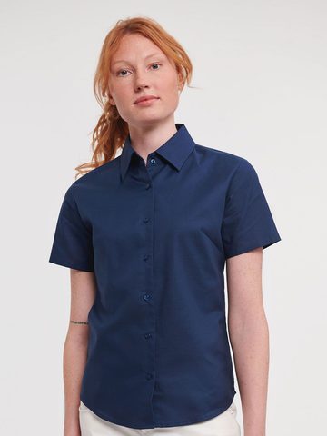 Chemise Oxford à manches courtes pour femme