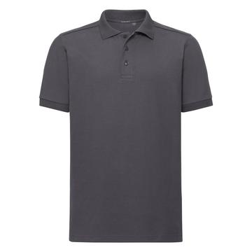 Polo stretch ajusté pour homme - Convoi Gris