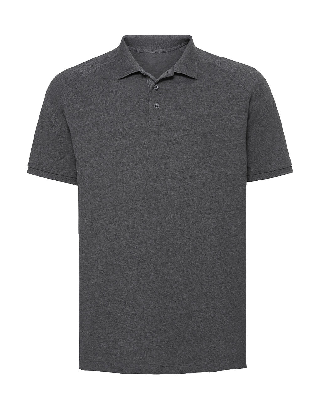 Polo raglan HD pour homme  - GY - Gris chiné