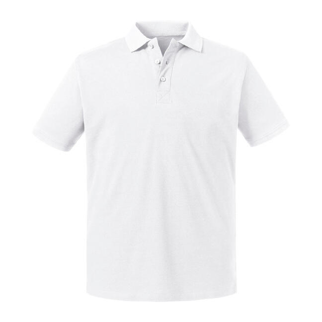 Polo homme 100% bio - 30 - Blanc