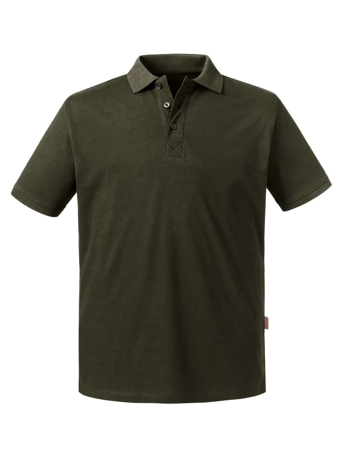 Polo homme 100% bio - DO - Olive foncée