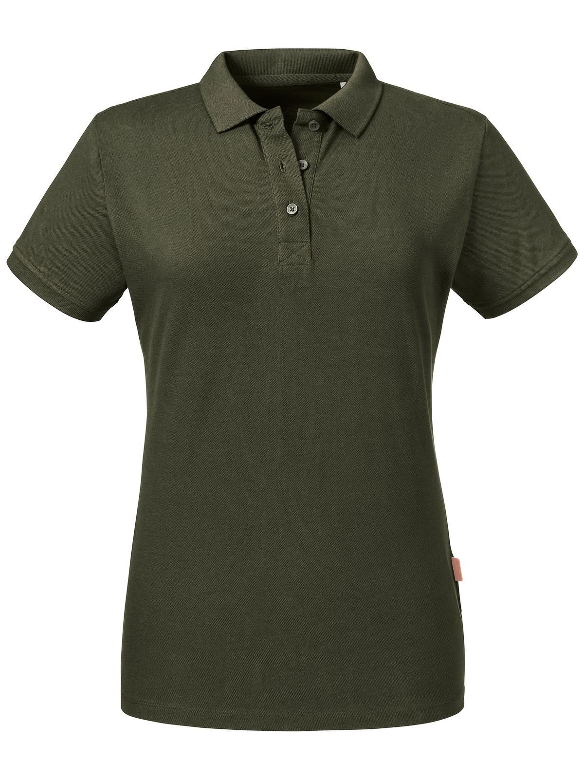Polo femme 100% bio - DO - Olive foncée