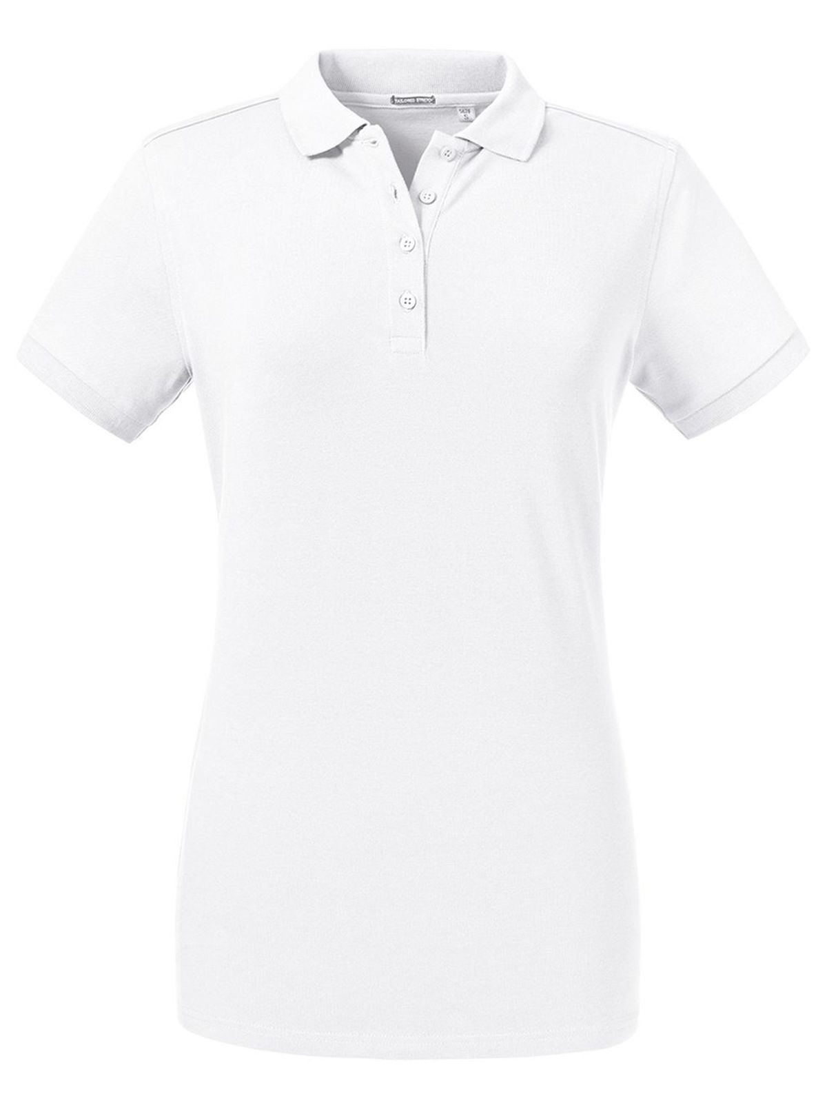 Polo stretch ajusté pour femme - 30 - Blanc