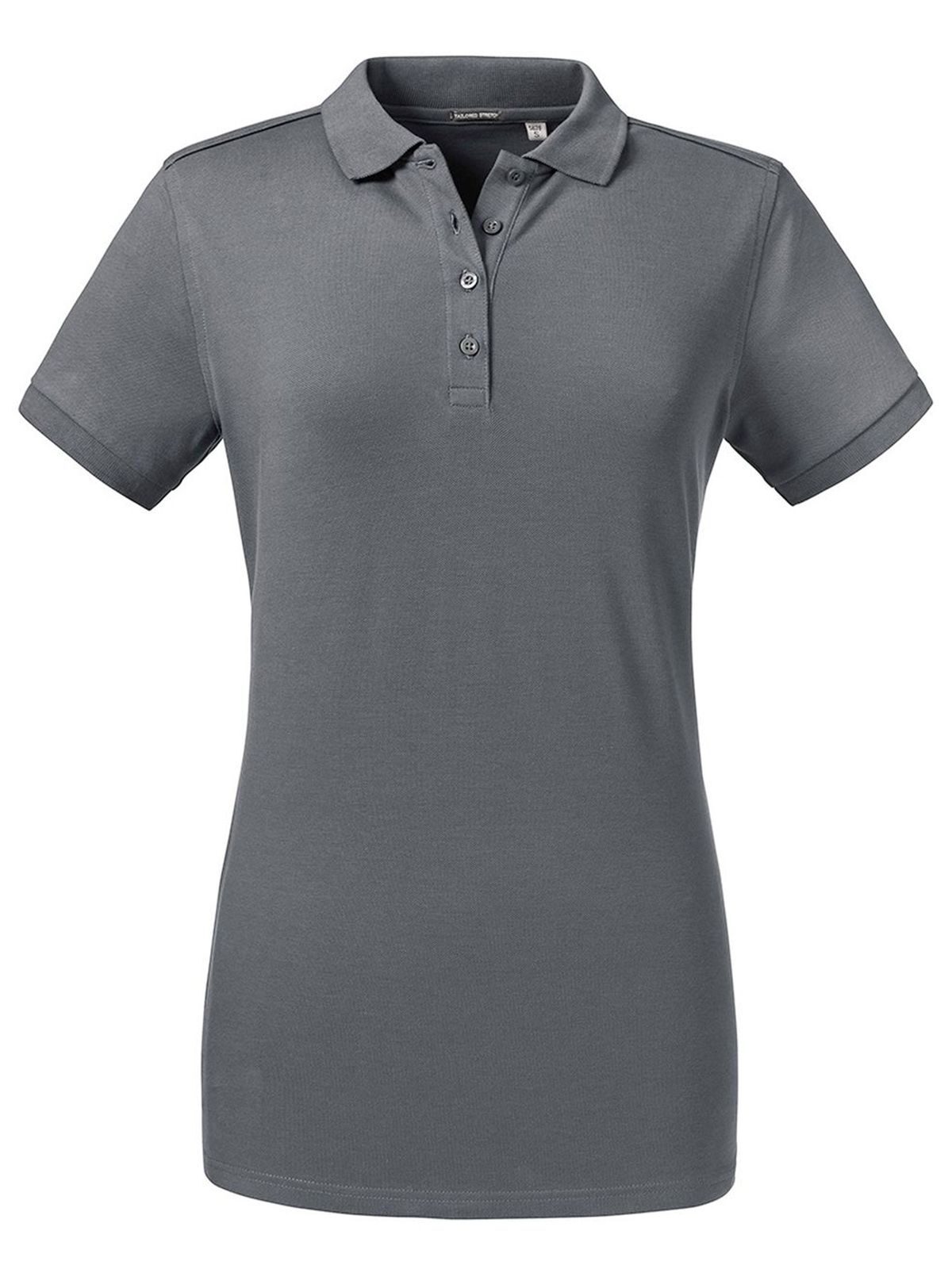 Polo stretch ajusté pour femme - CG - Convoi Gris