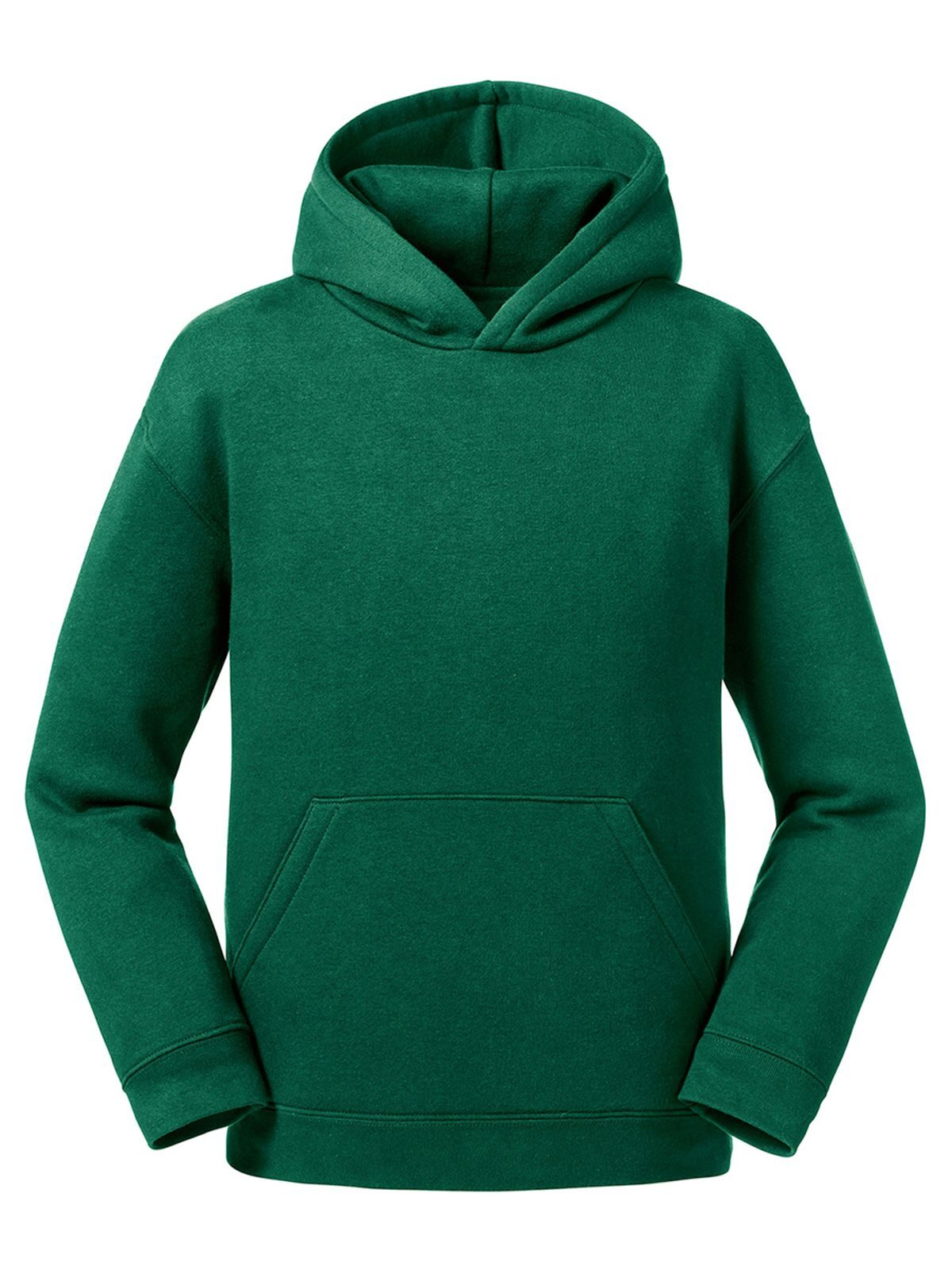 Authentique sweat à capuche pour enfants - 38 - Vert bouteille