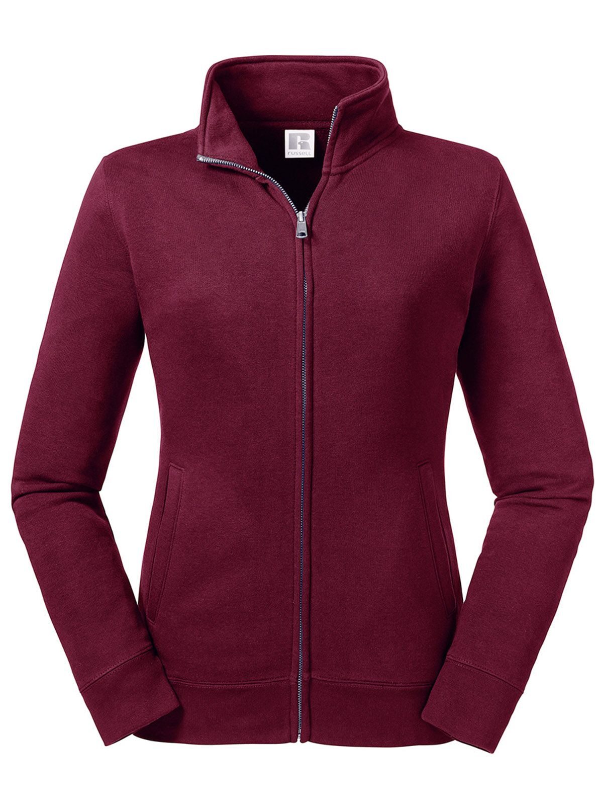 Sweat-shirt zippé authentique pour femmes - 41 - Bourgogne