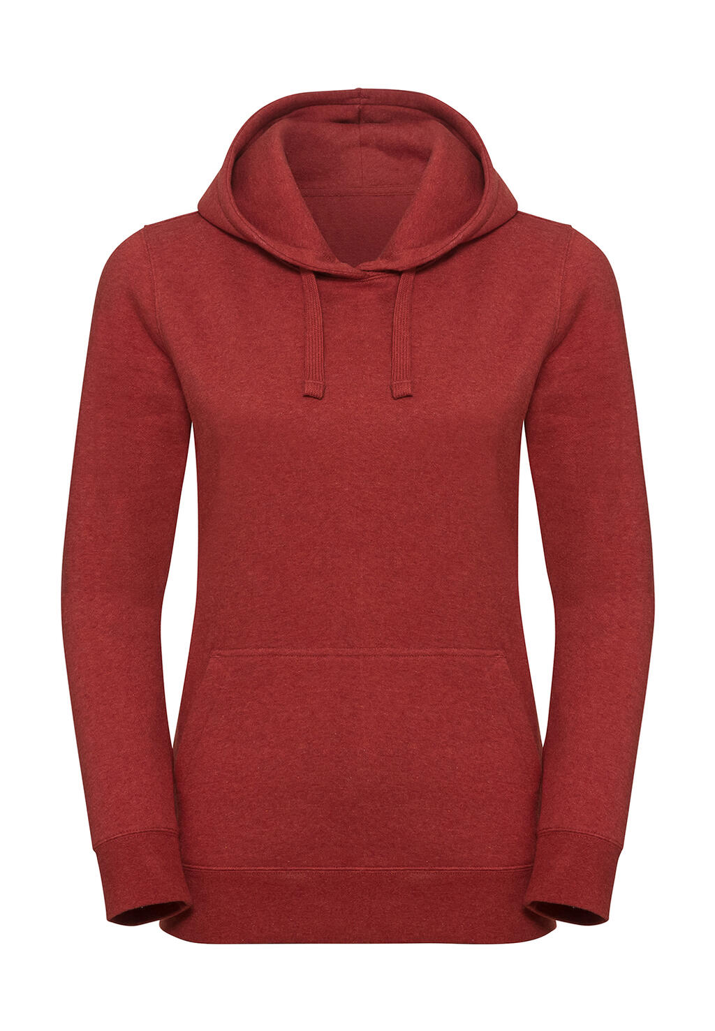 Sweat-shirt à capuche authentique Melange pour femme - BM - Mélange rouge brique