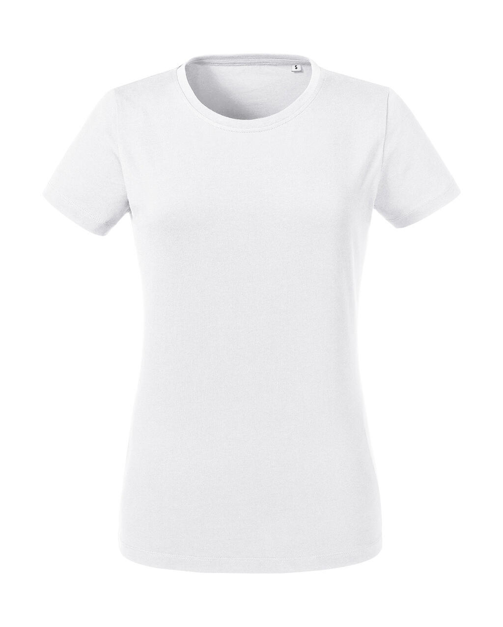 T-shirt épais en coton biologique pur pour femmes - 30 - Blanc