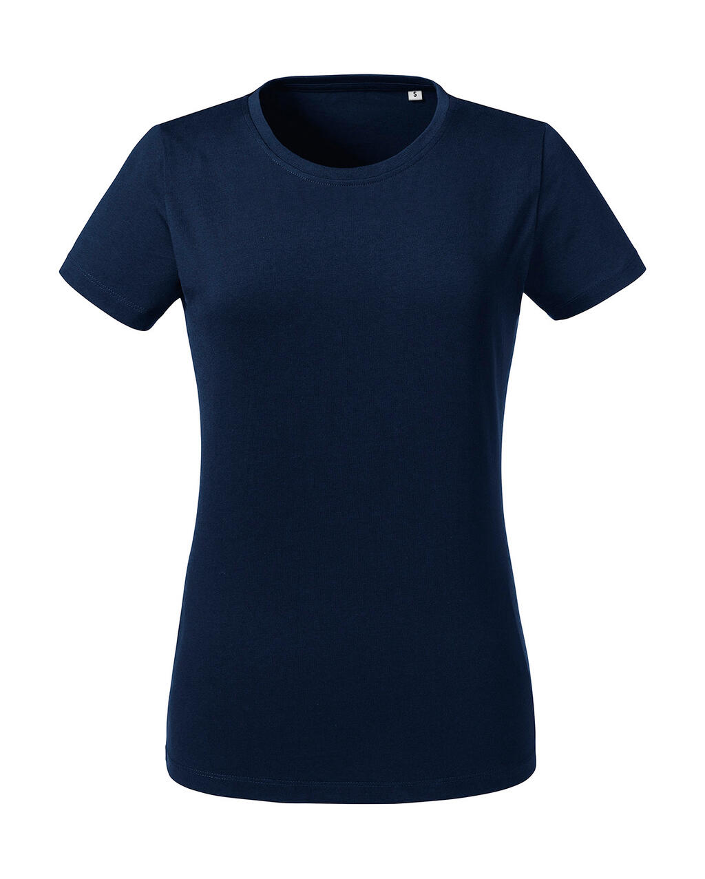 T-shirt épais en coton biologique pur pour femmes - FN - Marine française