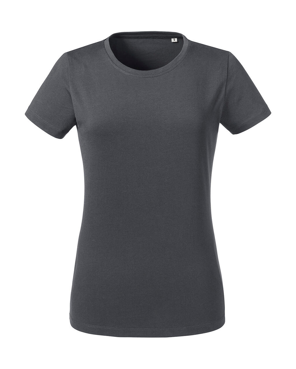 T-shirt épais en coton biologique pur pour femmes - CG - Convoi Gris