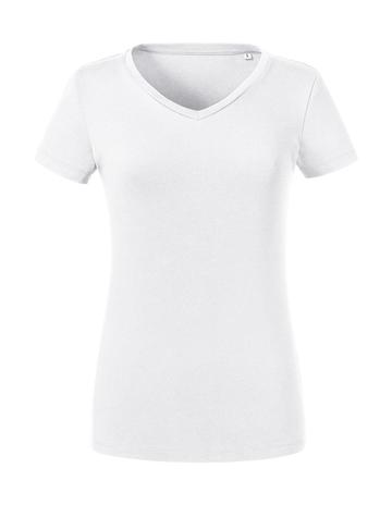 T-shirt à col en V pour femme Pure Organic - 