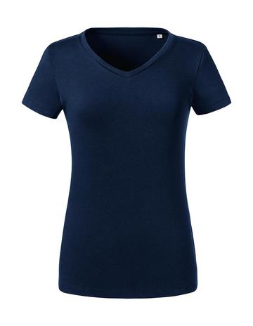 T-shirt à col en V pour femme Pure Organic - 