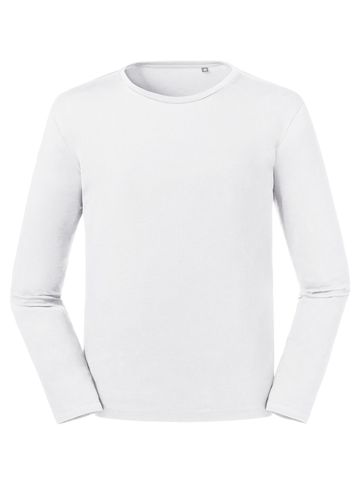 T-shirt à manches longues en coton biologique pur pour homme - 