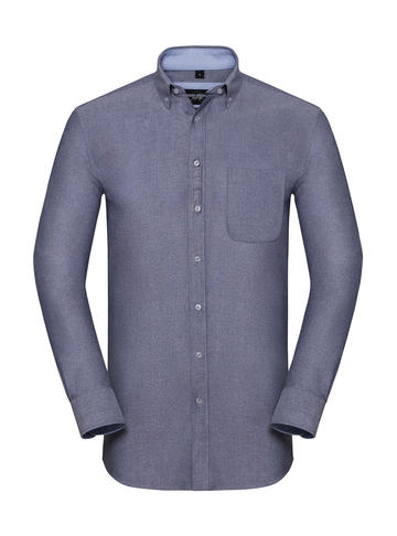 Chemise Oxford lavée à manches longues  - 