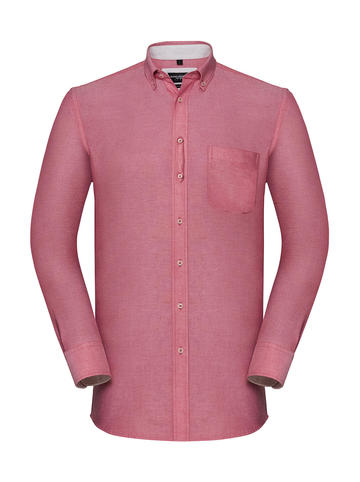 Chemise Oxford lavée à manches longues  - 
