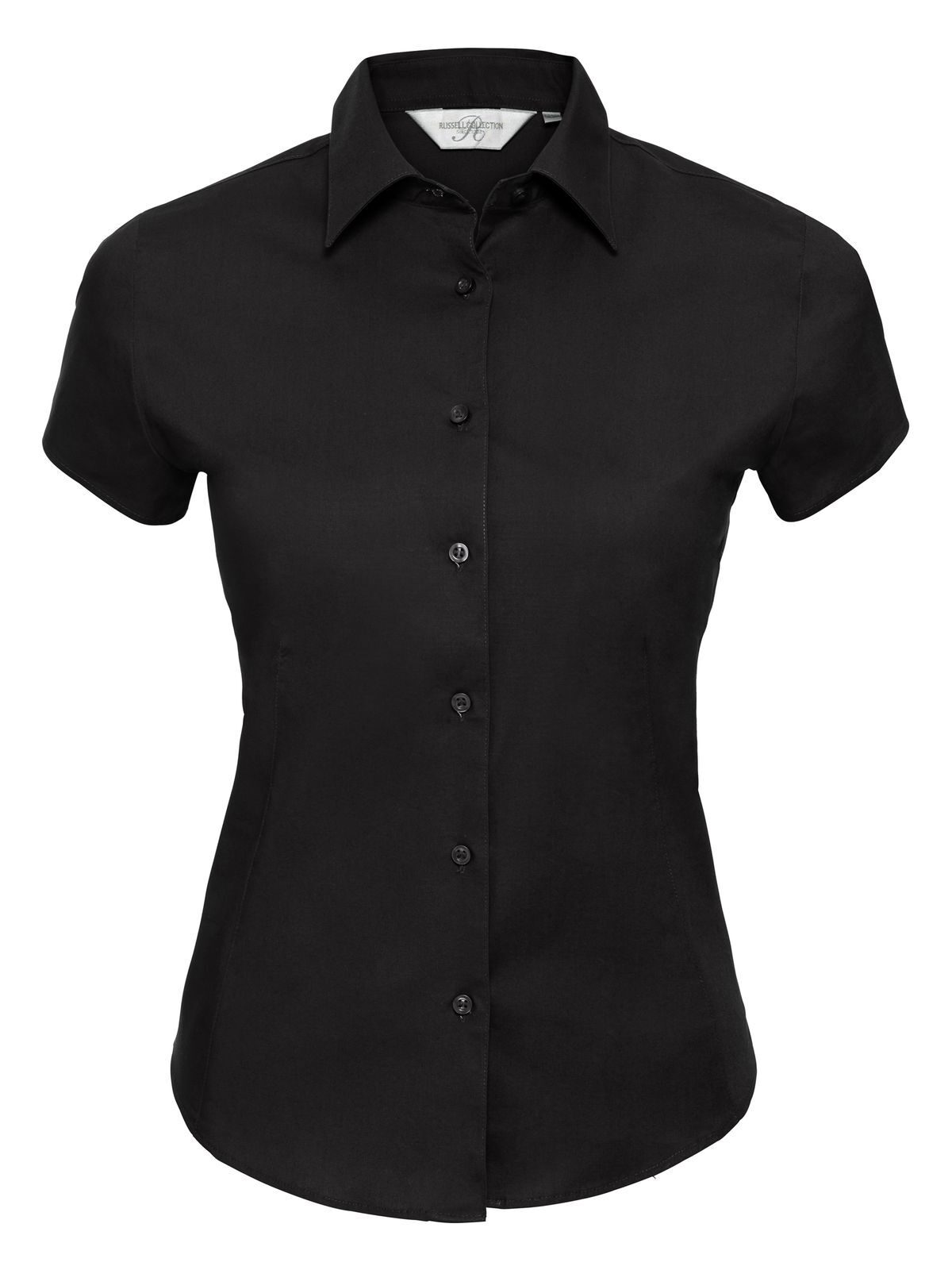 Chemise à manches courtes pour femmes - 36 - Noir