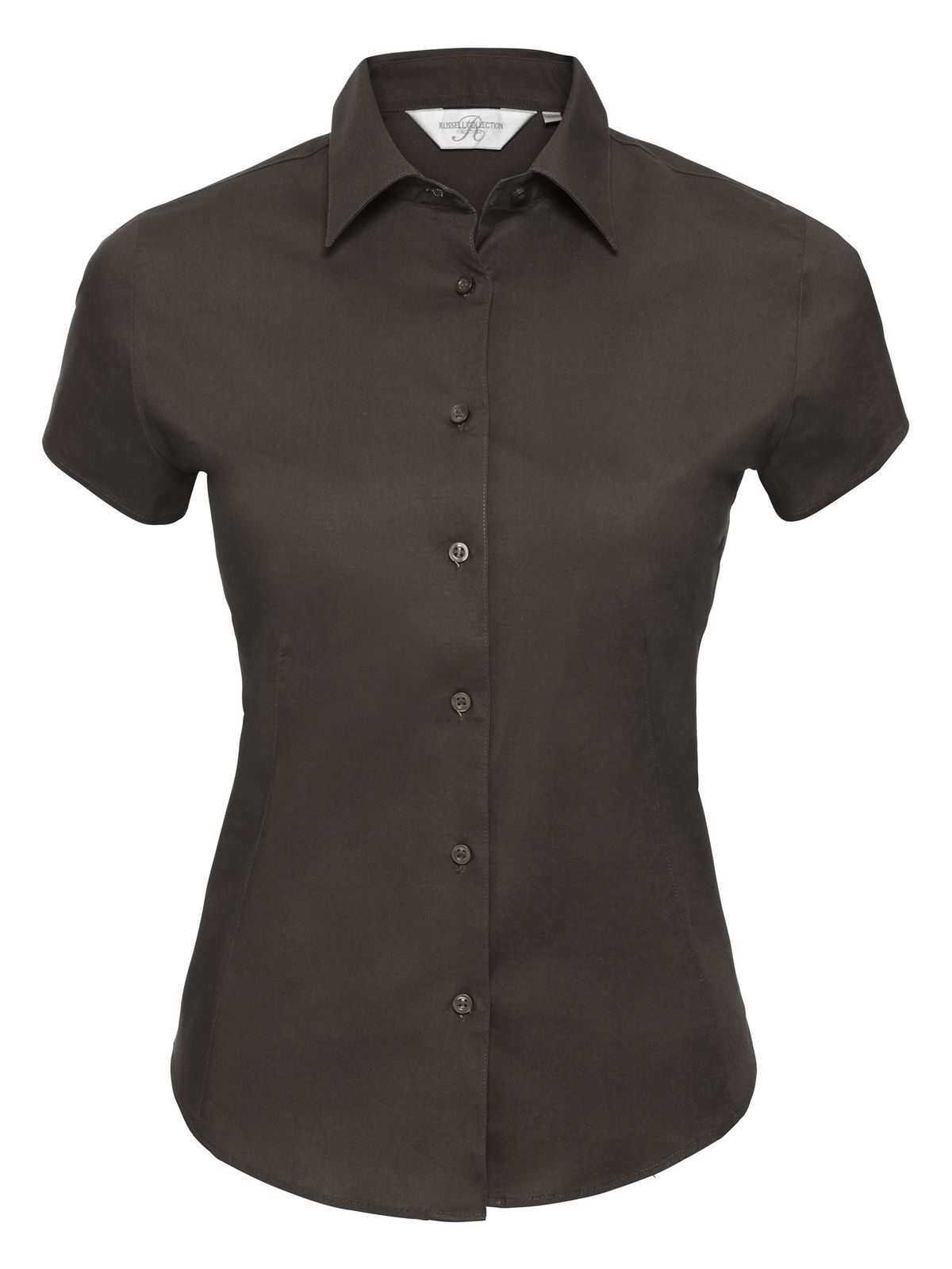 Chemise à manches courtes pour femmes - CQ - Chocolat