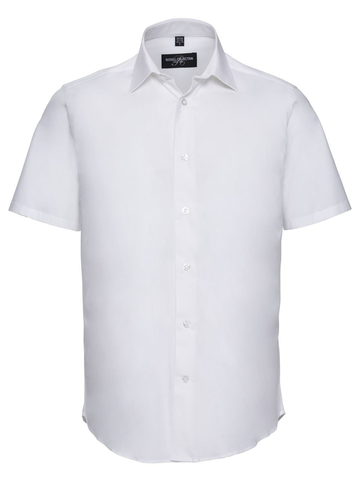 Chemise extensible à manches courtes - 30 - Blanc