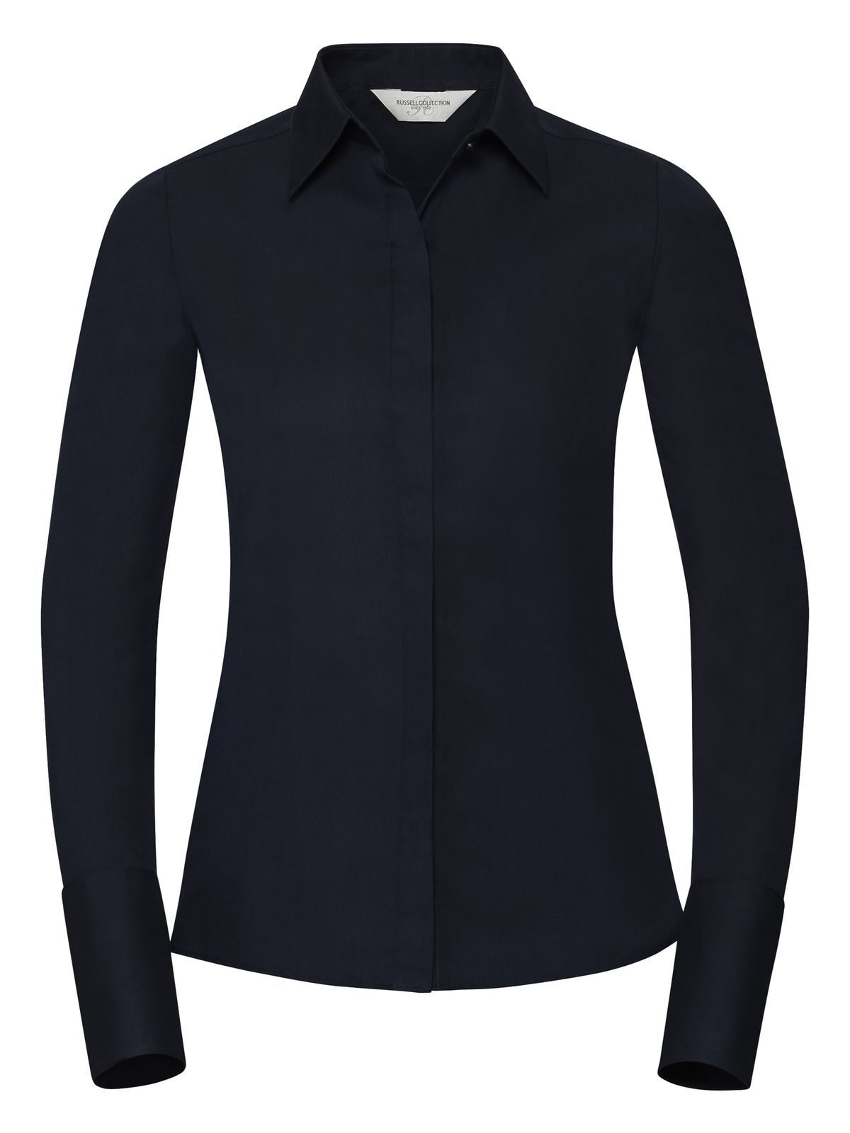 Chemise à manches longues extensible ultime pour femmes - 203 - Bright Navy