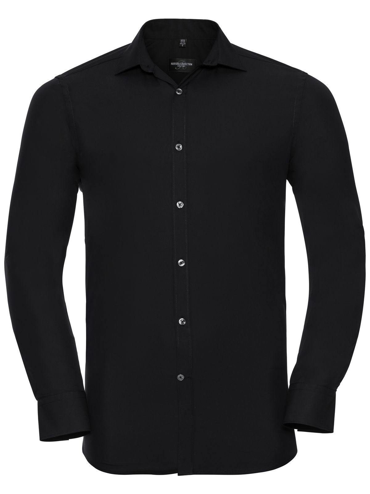 Chemise à manches longues extensible ultime pour homme - 36 - Noir