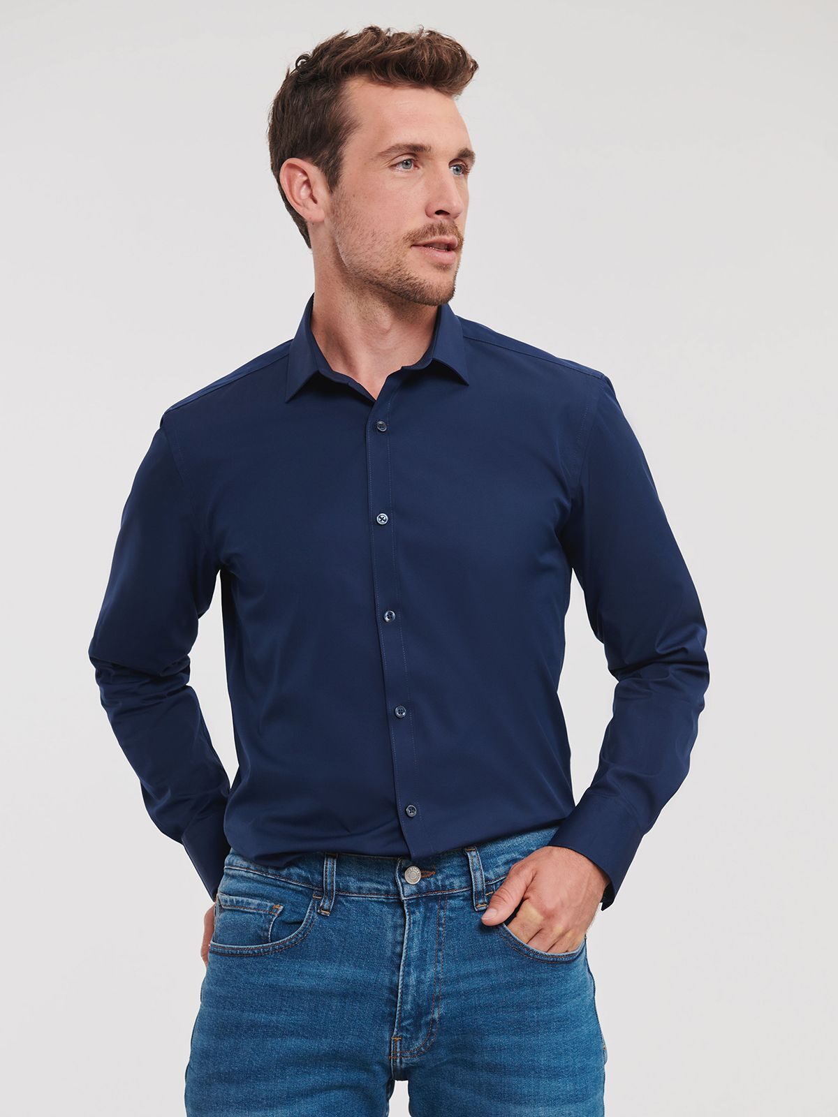 Chemise à manches longues extensible ultime pour homme