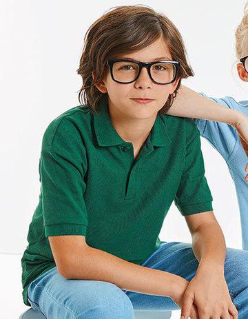 Polo classique pour enfants en polycoton