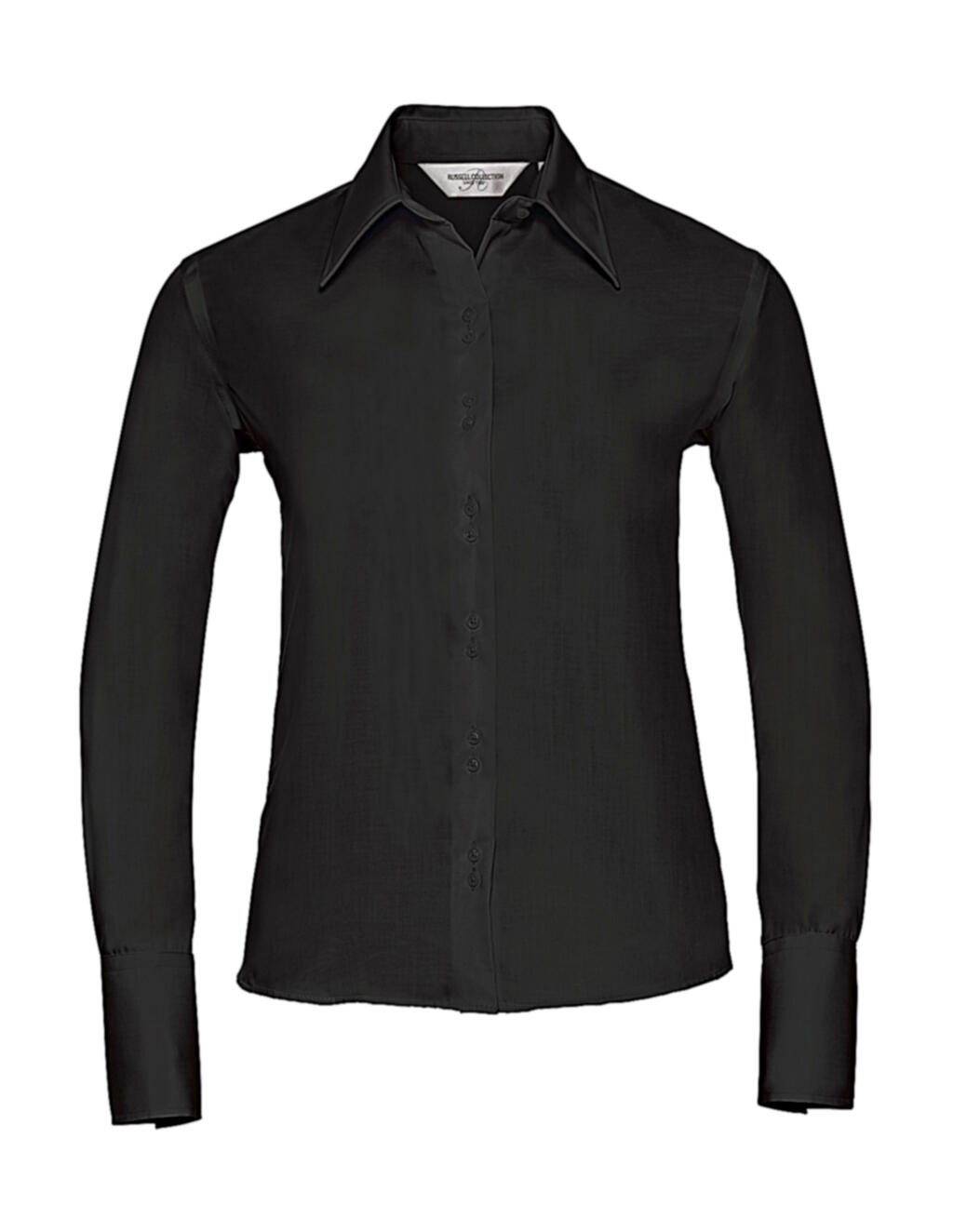 Chemise à manches longues infroissable pour femmes - 36 - Noir