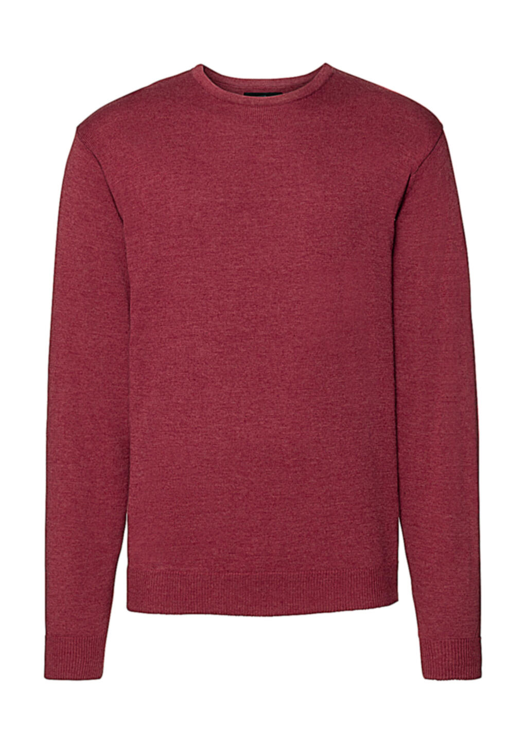Pull en maille à col rond pour homme - Marbré aux canneberges