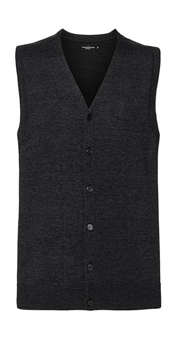 Gilet sans manches en maille à col en V pour homme - 