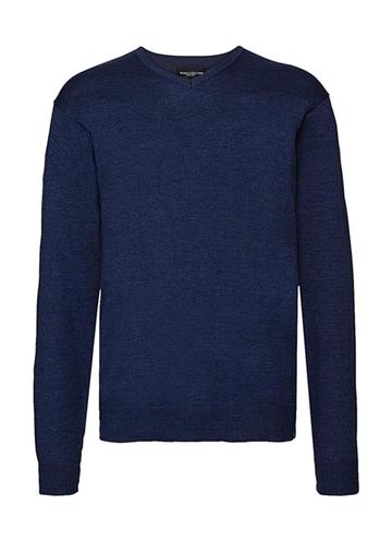 Pull en maille à col en V pour homme - 