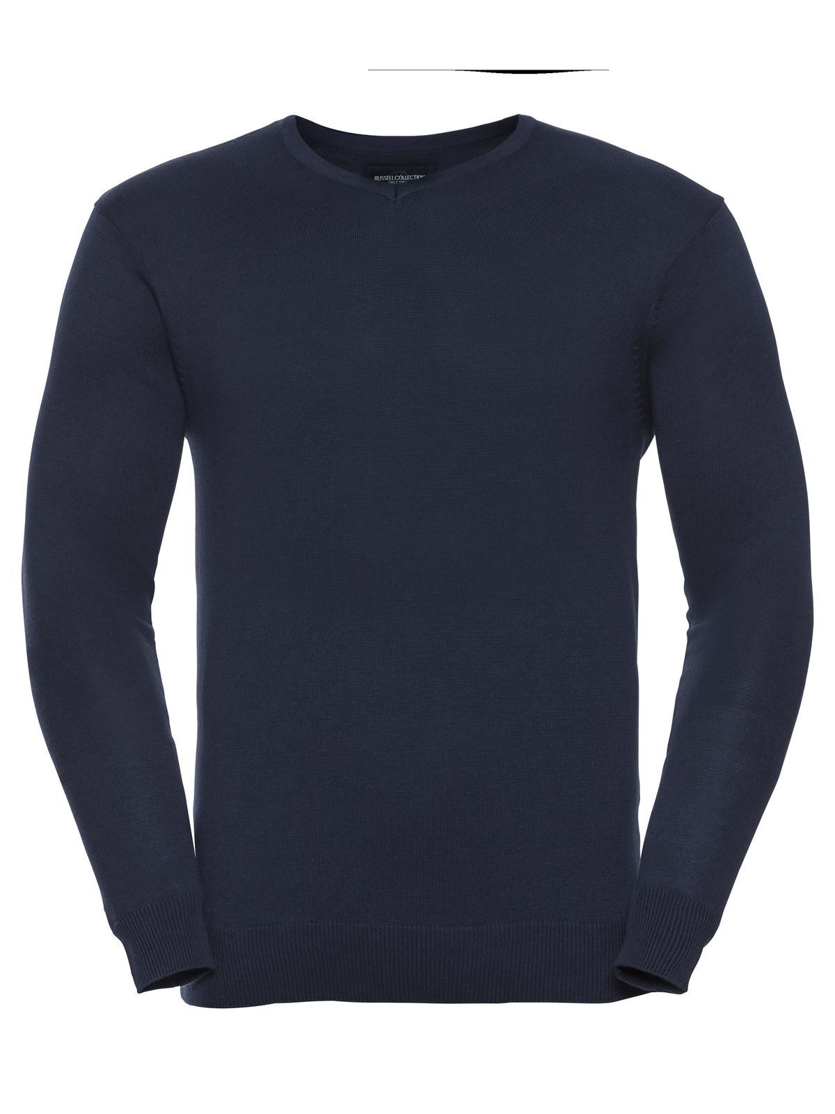 Pull en maille à col en V pour homme - Marine française