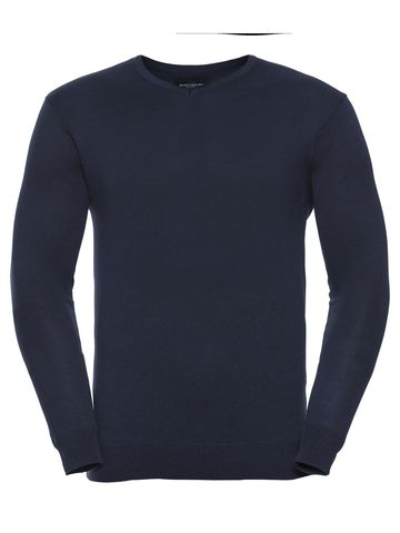 Pull en maille à col en V pour homme - 
