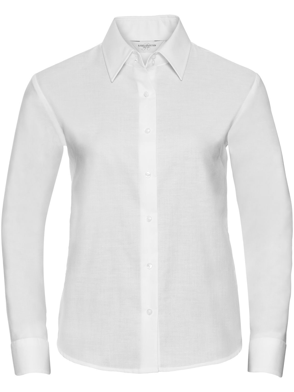 Chemise Oxford à manches longues pour femme - 30 - Blanc