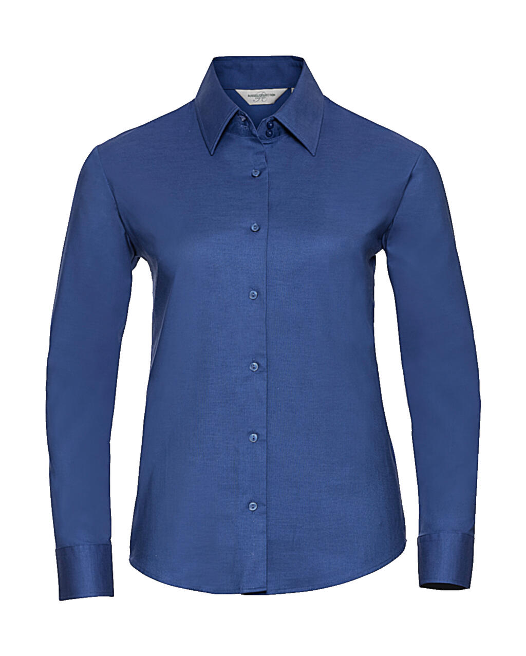 Chemise Oxford à manches longues pour femme - ZT - Bleu aztèque